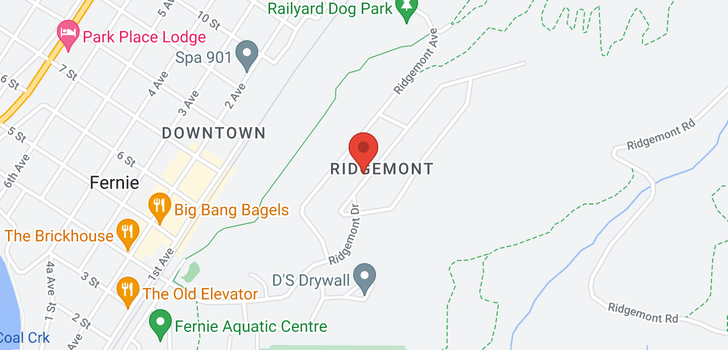map of #201 45 Ridgemont Drive